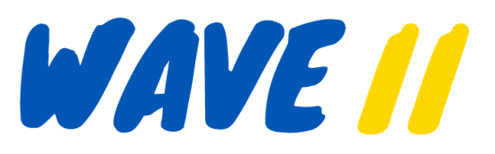 Logo png WAVE II Blue Yellow@4x